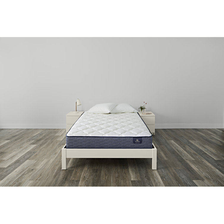 Serta SleepTrue 10.5" Malloy Plush Innerspring Mattress and Box Spring